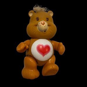 Vintage 80’s Care Bears Tenderheart Bear Posable Figurine